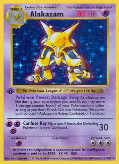 Alakazam #1 Alakazam - Base - #1 - Pokemon TCG card