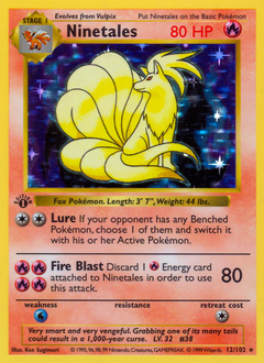 Ninetales - Base - #12 - Pokemon TCG card