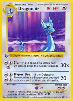 Dragonair #18 Dragonair - Base - #18 - Pokemon TCG card