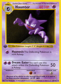 Haunter - Base - #29 - Pokemon TCG card