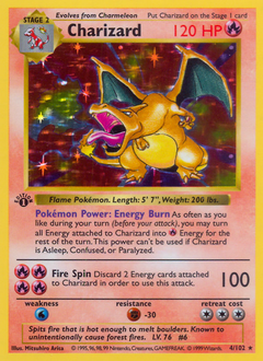 Charizard - Base - #4 - Pokemon TCG card