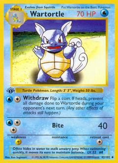 Wartortle #42 Wartortle - Base - #42 - Pokemon TCG card