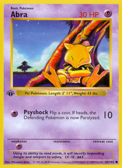 Abra - Base - #43 - Pokemon TCG card