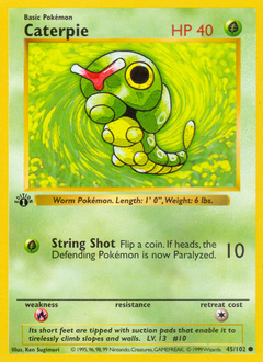 Caterpie - Base - #45 - Pokemon TCG card