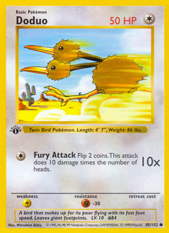 Doduo #48 Doduo - Base - #48 - Pokemon TCG card