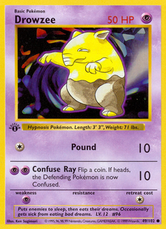 Drowzee #49 Drowzee - Base - #49 - Pokemon TCG card