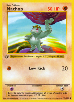 Machop #52 Machop - Base - #52 - Pokemon TCG card