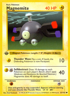 Magnemite #53 Magnemite - Base - #53 - Pokemon TCG card