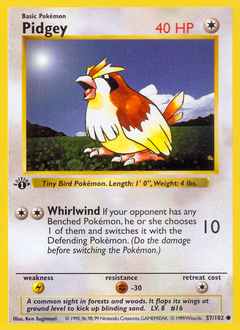 Pidgey #57 Pidgey - Base - #57 - Pokemon TCG card