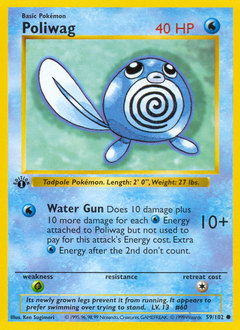 Poliwag #59 Poliwag - Base - #59 - Pokemon TCG card