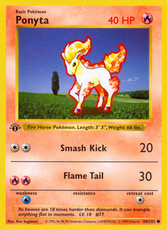 Ponyta #60 Ponyta - Base - #60 - Pokemon TCG card