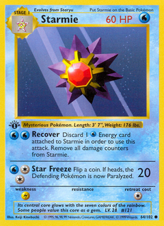 Starmie - Base - #64 - Pokemon TCG card