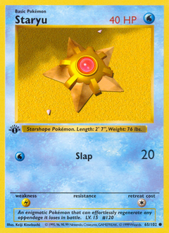 Staryu - Base - #65 - Pokemon TCG card