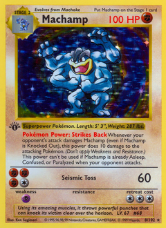Machamp - Base - #8 - Pokemon TCG card