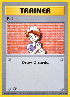 Bill - Base - #91 - Pokemon TCG card