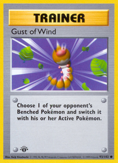 Gust of Wind - Base - #93 - Pokemon TCG card
