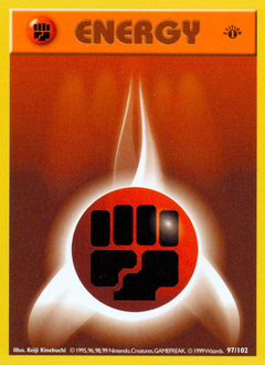 Fighting Energy - Base - #97 - Pokemon TCG card