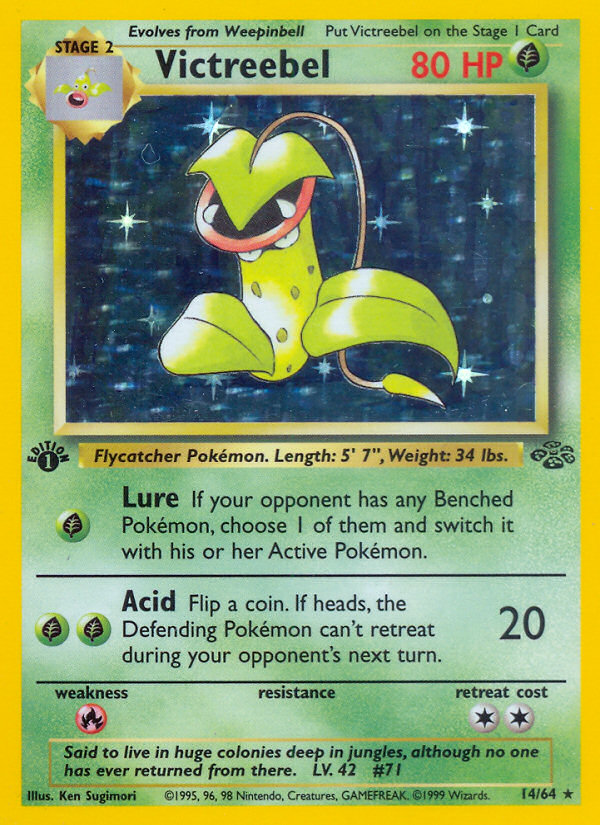 Victreebel - Jungle - #14 - Pokemon TCG card