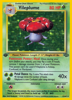 Vileplume #15 Vileplume - Jungle - #15 - Pokemon TCG card