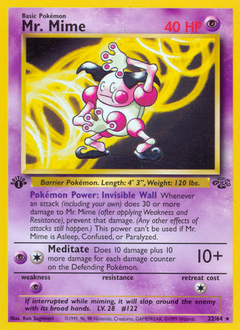 Mr. Mime - Jungle - #22 - Pokemon TCG card