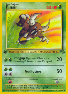 Pinsir #25 Pinsir - Jungle - #25 - Pokemon TCG card