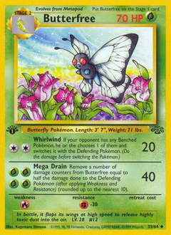 Butterfree #33 Butterfree - Jungle - #33 - Pokemon TCG card
