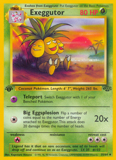 Exeggutor #35 Exeggutor - Jungle - #35 - Pokemon TCG card