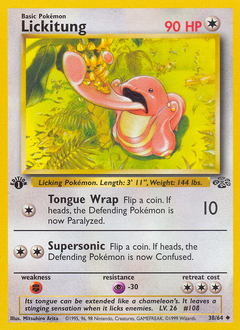Lickitung #38 Lickitung - Jungle - #38 - Pokemon TCG card