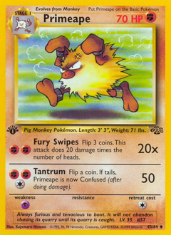 Primeape - Jungle - #43 - Pokemon TCG card