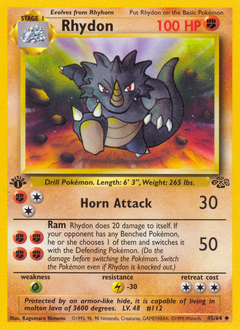 Rhydon #45 Rhydon - Jungle - #45 - Pokemon TCG card