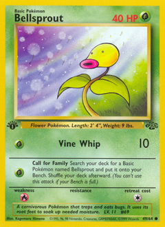 Bellsprout - Jungle - #49 - Pokemon TCG card