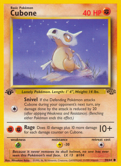 Cubone #50 Cubone - Jungle - #50 - Pokemon TCG card