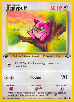 Jigglypuff - Jungle - #54 - Pokemon TCG card