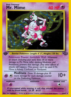 Mr. Mime - Jungle - #6 - Pokemon TCG card