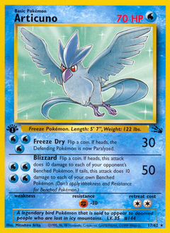 Articuno #17 Articuno - Fossil - #17 - Pokemon TCG card