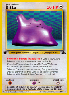 Ditto #18 Ditto - Fossil - #18 - Pokemon TCG card