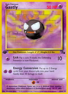 Gastly #33 Gastly - Fossil - #33 - Pokemon TCG card