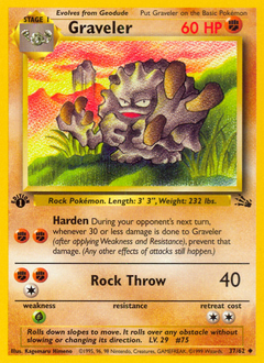 Graveler #37 Graveler - Fossil - #37 - Pokemon TCG card