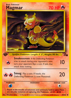 Magmar #39 Magmar - Fossil - #39 - Pokemon TCG card