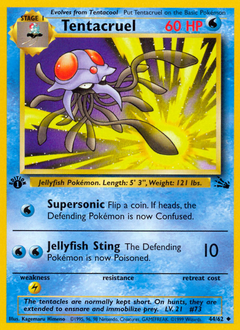 Tentacruel #44 Tentacruel - Fossil - #44 - Pokemon TCG card
