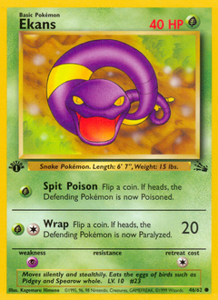 Ekans - Fossil - #46 - Pokemon TCG card