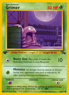 Grimer - Fossil - #48 - Pokemon TCG card