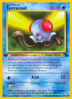Tentacool - Fossil - #56 - Pokemon TCG card