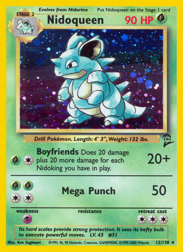 Nidoqueen - Base Set 2 - #12 - Pokemon TCG card