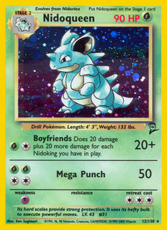 Nidoqueen #12 Nidoqueen - Base Set 2 - #12 - Pokemon TCG card