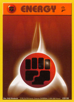 Fighting Energy - Base Set 2 - #125 - Pokemon TCG card