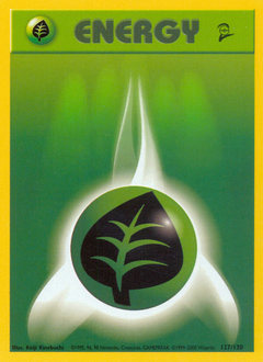 Grass Energy - Base Set 2 - #127 - Pokemon TCG card