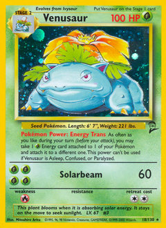 Venusaur #18 Venusaur - Base Set 2 - #18 - Pokemon TCG card