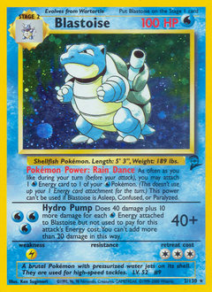 Blastoise - Base Set 2 - #2 - Pokemon TCG card