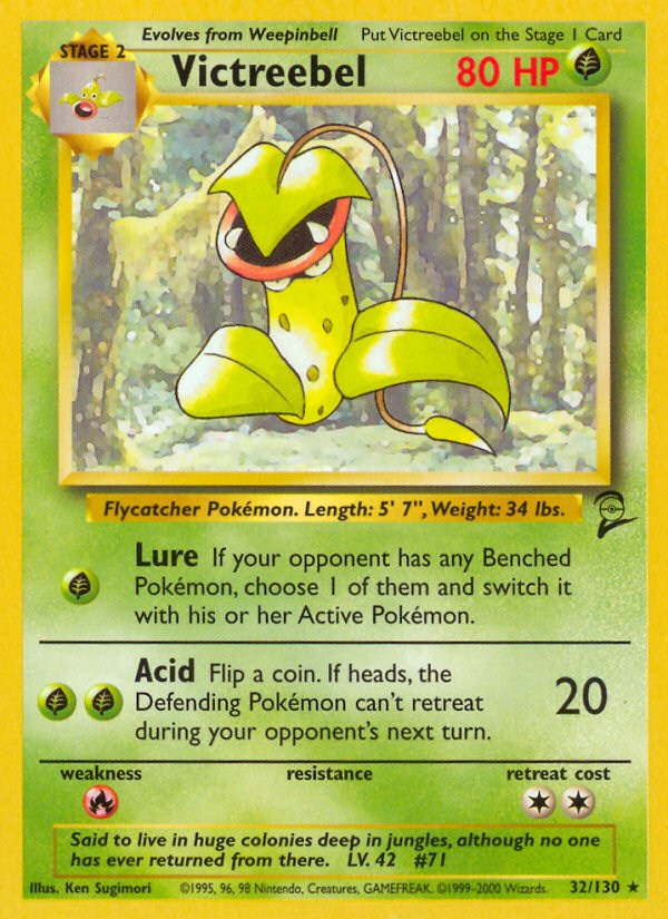 Victreebel - Base Set 2 - #32 - Pokemon TCG card